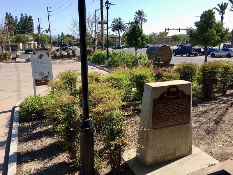Tapia Adobe Site Marker. Click for full size. Tapia Adobe Site Marker image. Click for full size.