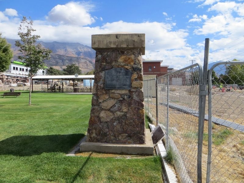 Utahs First Indian Battle Marker image, Touch for more information