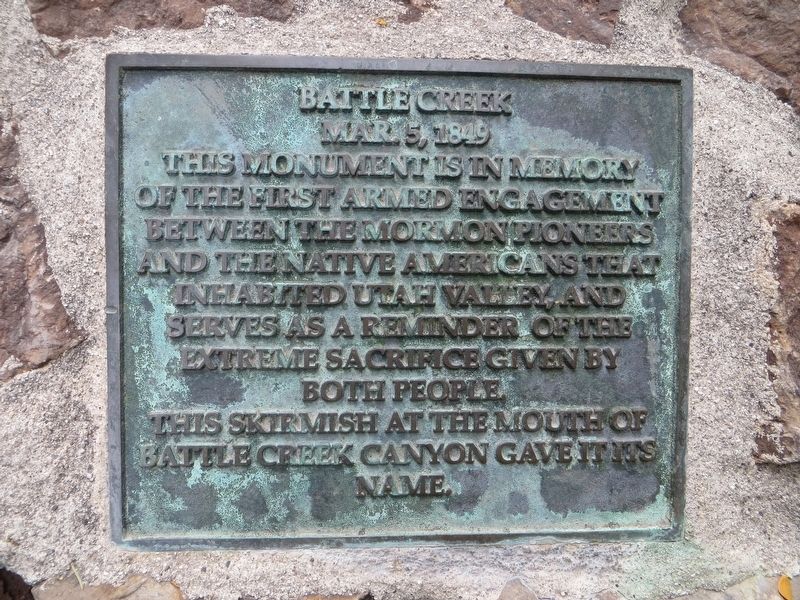 Battle Creek Marker image. Click for full size.