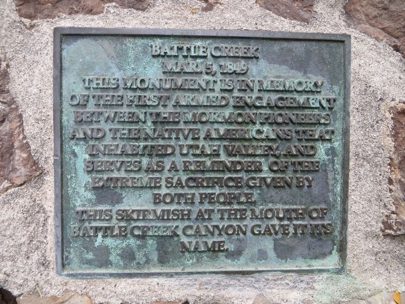 Battle Creek Marker. Click for full size. Battle Creek Marker image. Click for full size.