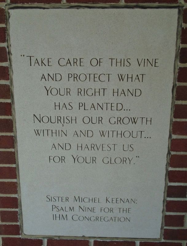 Congregation of the Sisters, Servants of the Immaculate Heart of Mary Cemetery Marker. Click for full size. Congregation of the Sisters, Servants of the Immaculate Heart of Mary Cemetery Marker image. Click for full size.