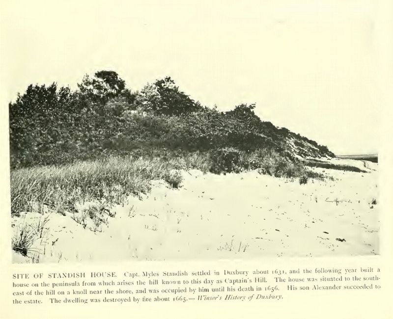 Site of Standish House image. Click for full size.