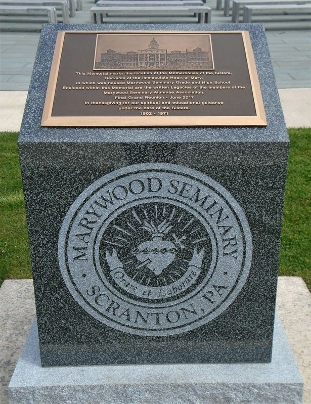 Site of the Sisters, Servants of the Immaculate Heart of Mary Motherhouse Marker image. Click for full size.