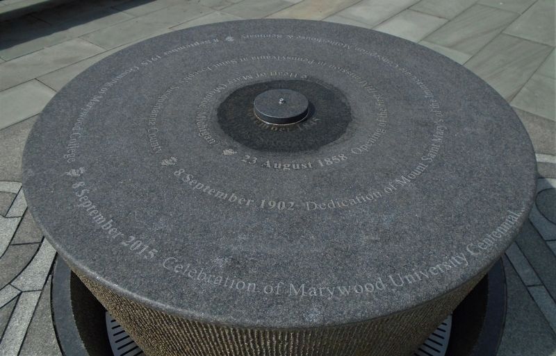 Marywood University Timeline Fountain. Click for full size. Marywood University Timeline Fountain image. Click for full size.