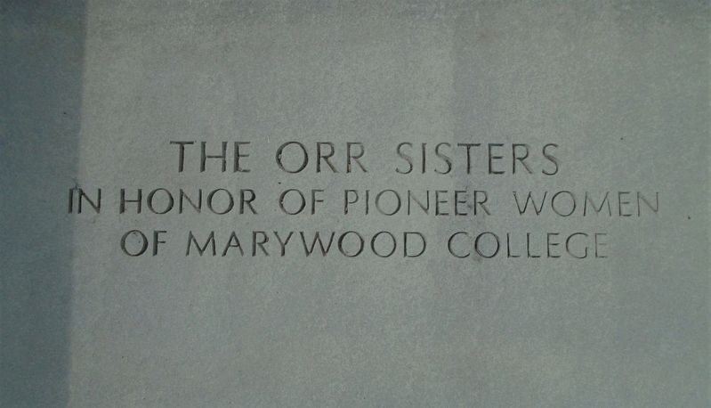 Marywood University Morgan Memorial Garden Paver image. Click for full size.