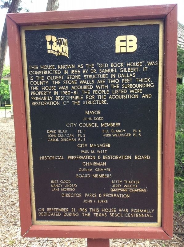 Additional Gilbert House Marker image. Click for full size.