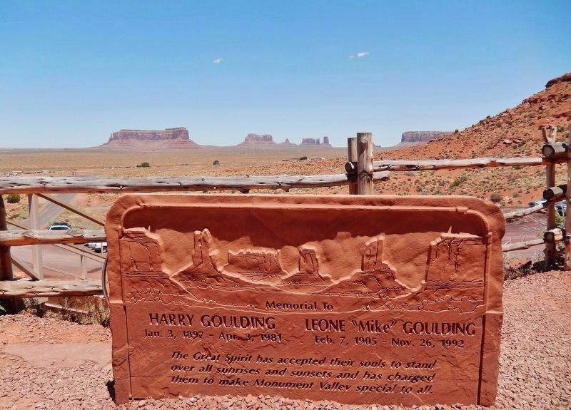 Harry & Leone “Mike” Goulding Memorial Stone image. Click for full size.