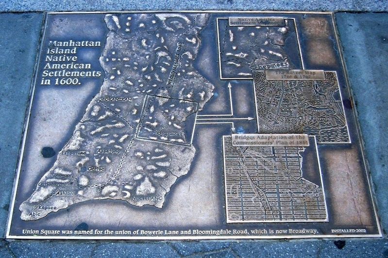 Union Square History plaque 2. Click for full size. Union Square History plaque 2 image. Click for full size.