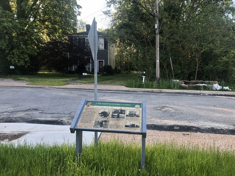 City Point's Wiseman Family Marker. Click for full size. City Point's Wiseman Family Marker image. Click for full size.