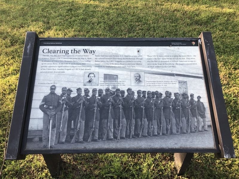 Clearing the Way Marker. Click for full size. Clearing the Way Marker image. Click for full size.