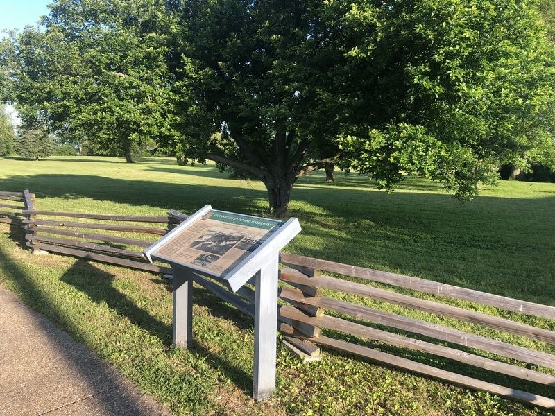 City Point's Rails And Waterways Marker. Click for full size. City Point's Rails And Waterways Marker image. Click for full size.