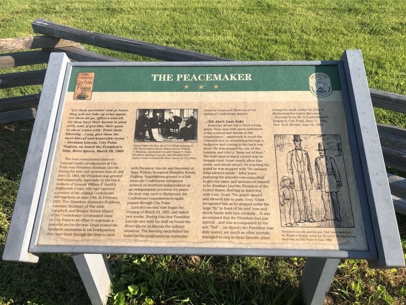 The Peacemaker Marker. Click for full size. The Peacemaker Marker image. Click for full size.