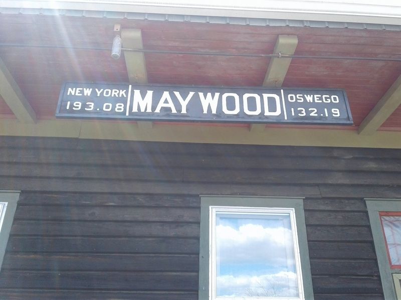 Maywood Historical Depot. Click for full size. Maywood Historical Depot image. Click for full size.