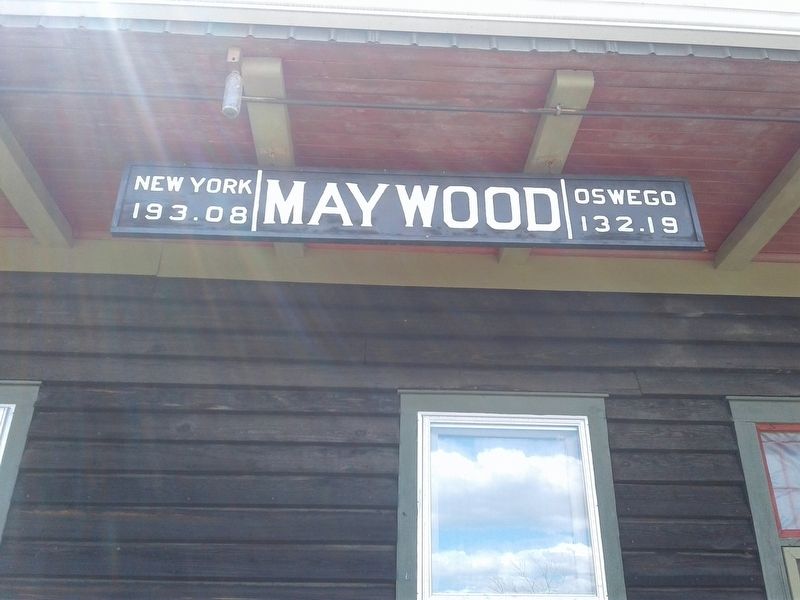 Maywood Historical Depot image. Click for full size.