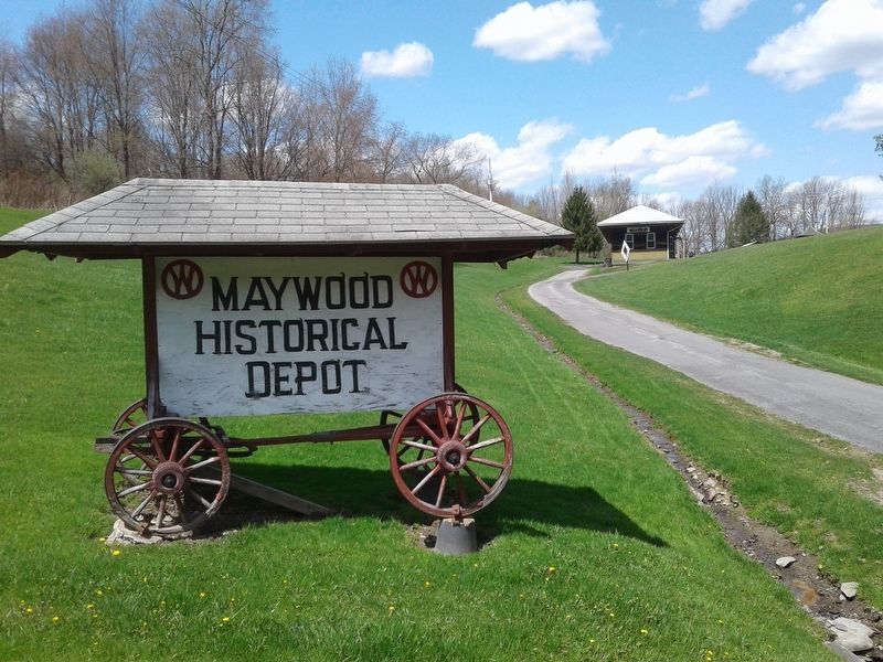Maywood Historical Depot image. Click for full size.
