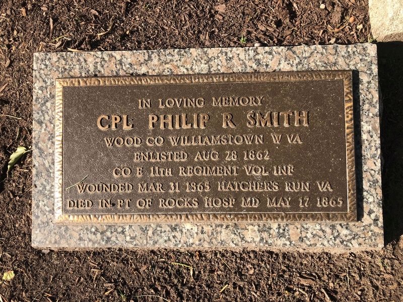 Cpl Philip R Smith Marker image. Click for full size.