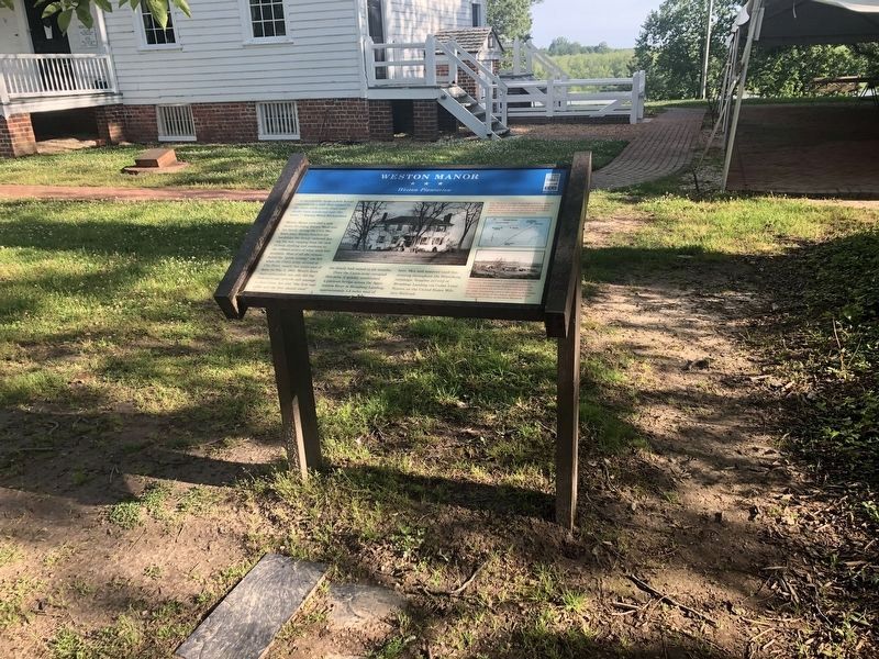 Weston Manor Marker. Click for full size. Weston Manor Marker image. Click for full size.