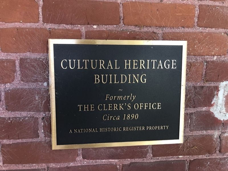 The Clerk's Office Marker. Click for full size. The Clerk's Office Marker image. Click for full size.