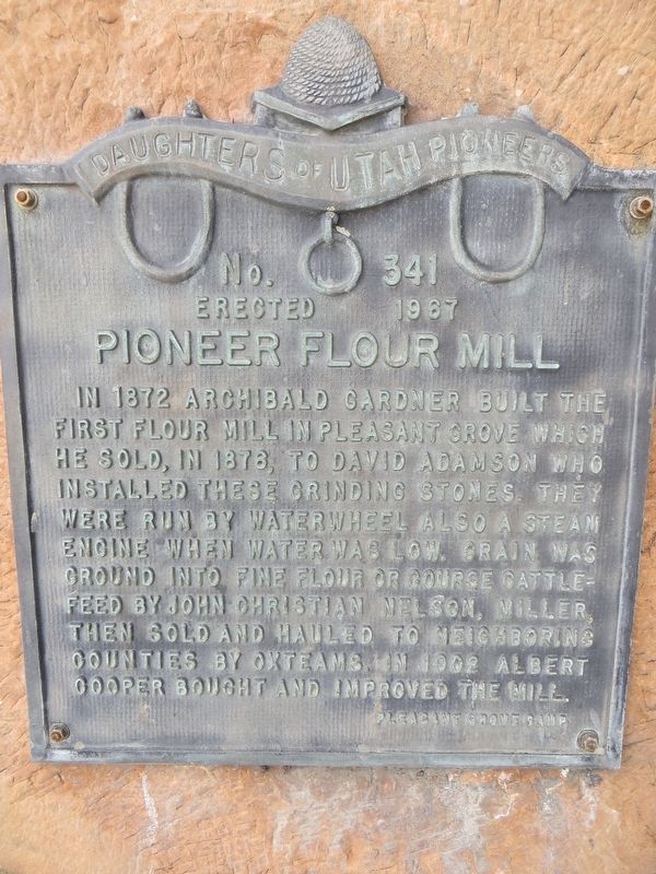 Pioneer Flour Mill Marker image. Click for full size.
