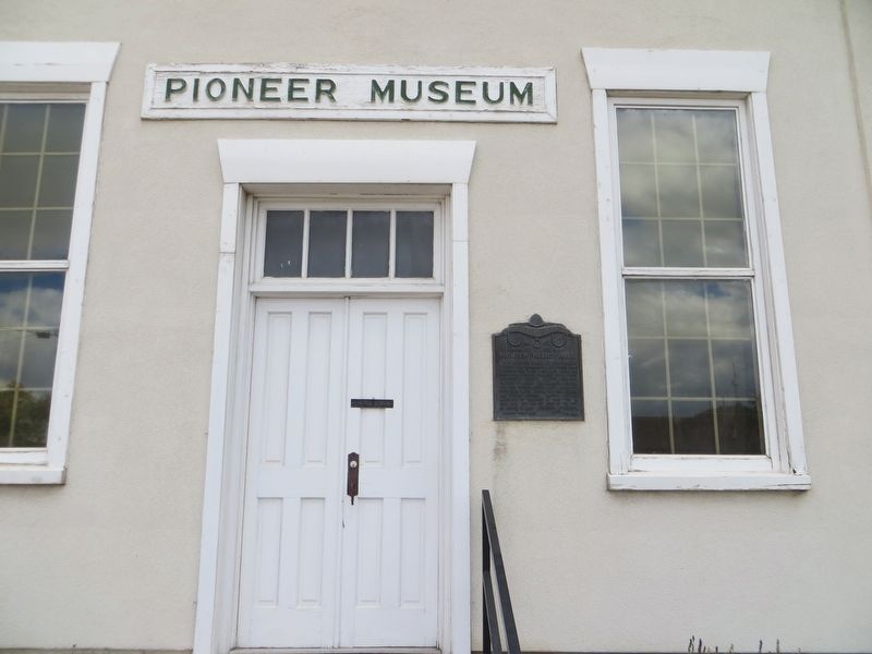 Pioneer Relic Hall Marker image. Click for full size.