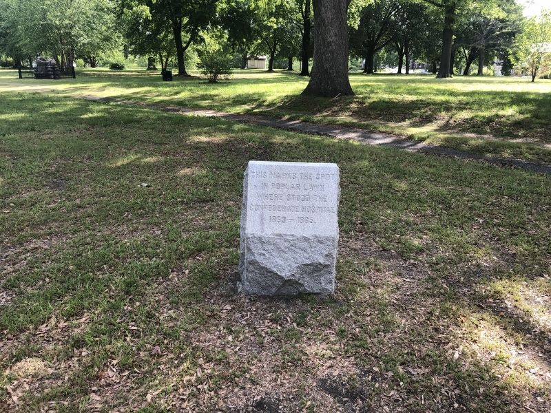 Confederate Hospital Marker. Click for full size. Confederate Hospital Marker image. Click for full size.