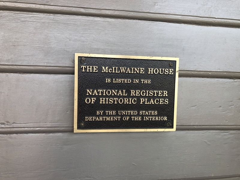 The McIlwaine House Marker image. Click for full size.
