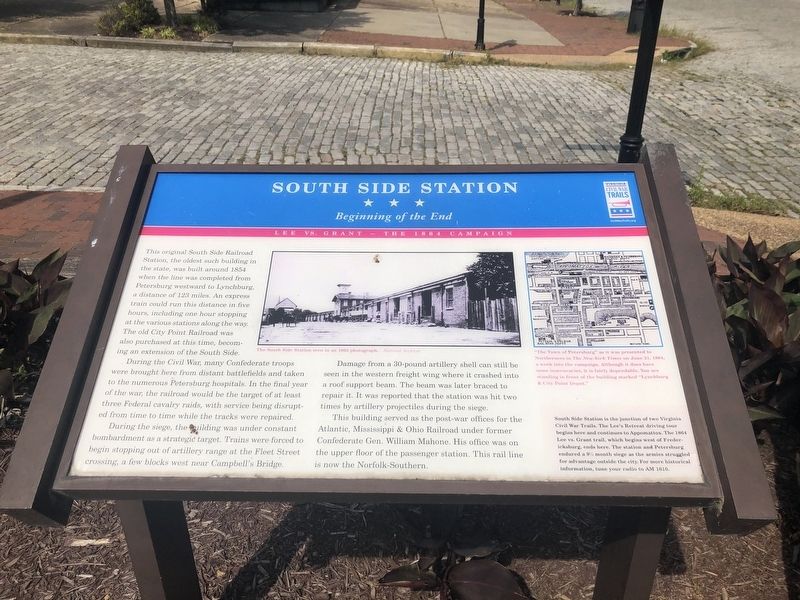 South Side Station Marker image. Click for full size.
