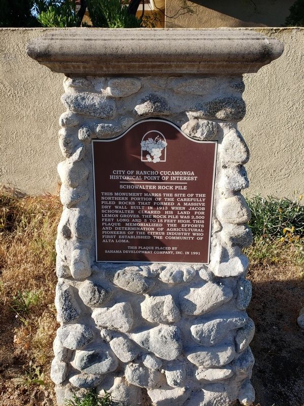 Schowalter Rock Pile Marker. Click for full size. Schowalter Rock Pile Marker image. Click for full size.