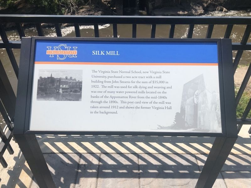 Silk Mill Marker. Click for full size. Silk Mill Marker image. Click for full size.