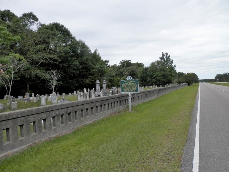Santa Rosa Marker. Click for full size. Santa Rosa Marker image. Click for full size.