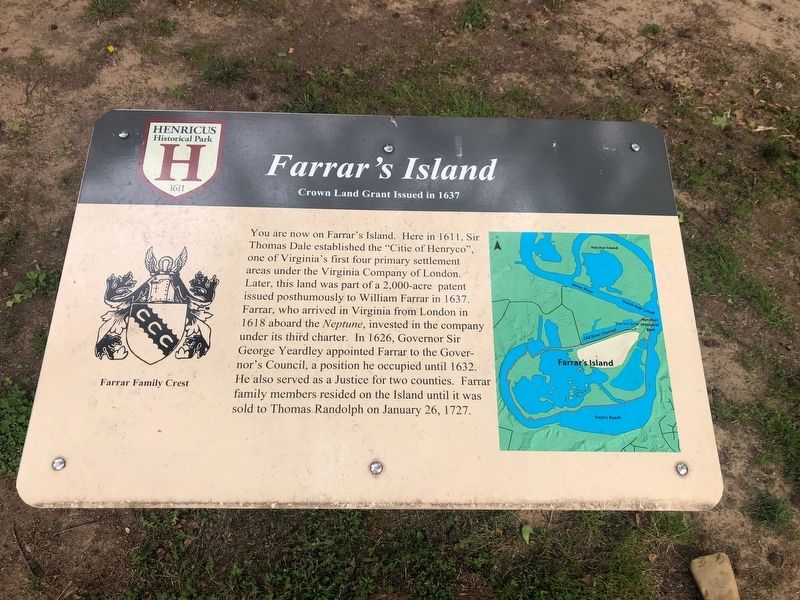 Farrar's Island Marker image. Click for full size.
