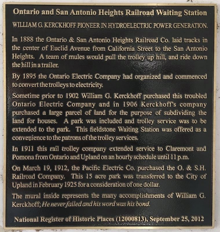 Waiting Station Marker. Click for full size. Waiting Station Marker image. Click for full size.