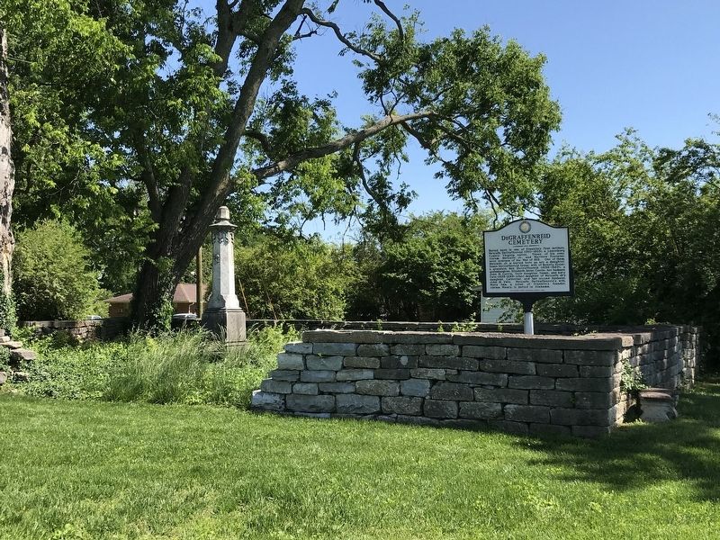 DeGraffenreid Cemetery Marker. Click for full size. DeGraffenreid Cemetery Marker image. Click for full size.