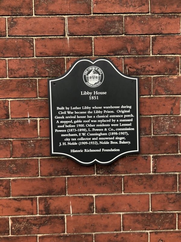 Libby House Marker image. Click for full size.