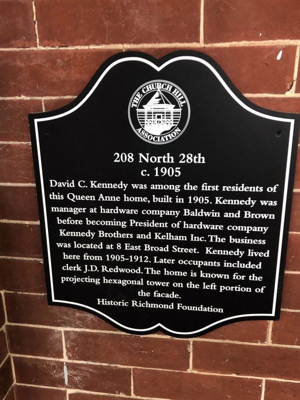 208 North 28th Marker. Click for full size. 208 North 28th Marker image. Click for full size.