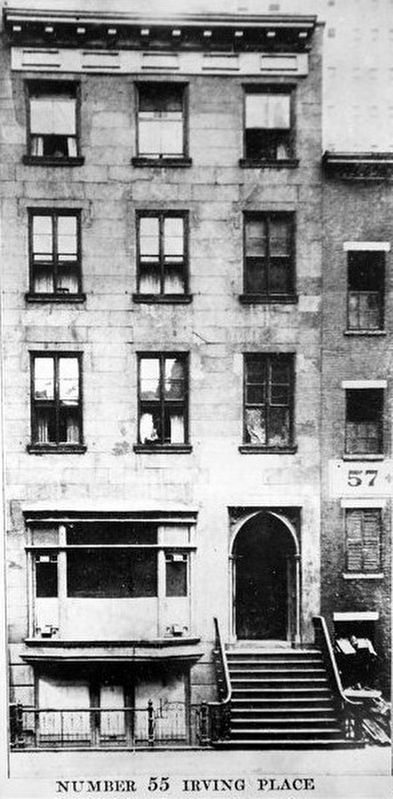 55 Irving Place, around O. Henry's time. Click for full size. 55 Irving Place, around O. Henry's time image. Click for full size.