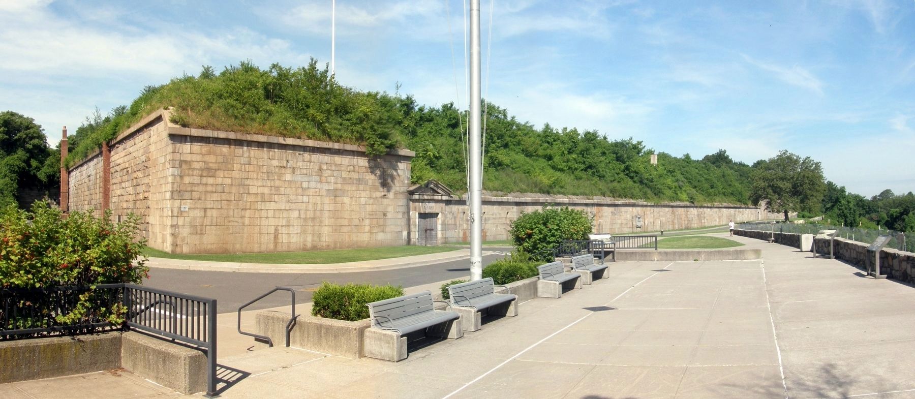 Fort Tompkins panorama image. Click for full size.
