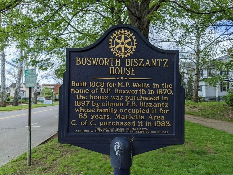 Bosworth-Biszantz House Marker. Click for full size. Bosworth-Biszantz House Marker image. Click for full size.