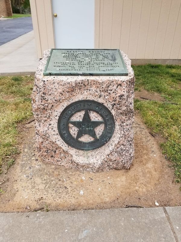 Carson County Marker. Click for full size. Carson County Marker image. Click for full size.