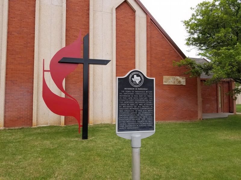 Methodism in Panhandle Marker image. Click for full size.