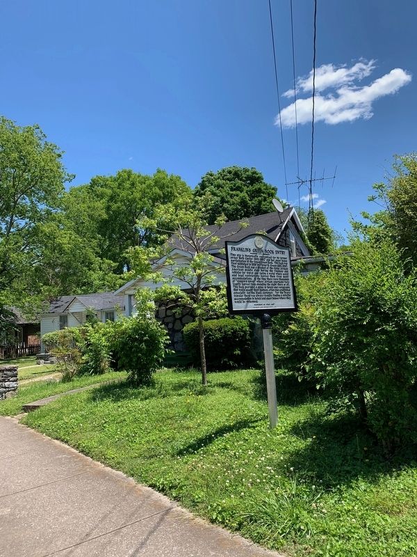 Franklin's Green Book Entry Marker. Click for full size. Franklin's Green Book Entry Marker image. Click for full size.
