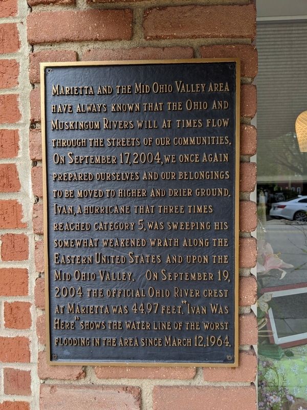 Hurricane Ivan Marker. Click for full size. Hurricane Ivan Marker image. Click for full size.
