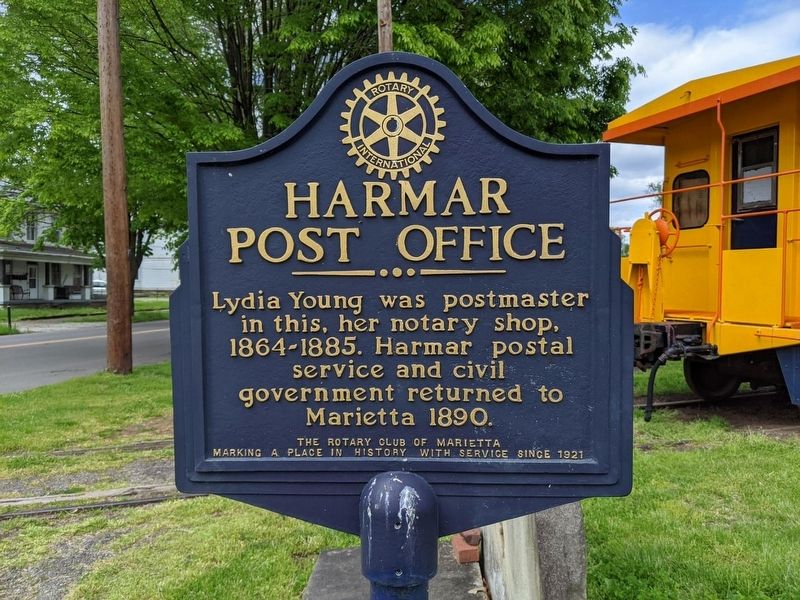 Harmar Post Office Marker image. Click for full size.