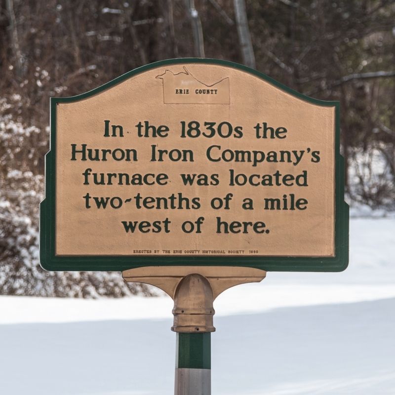 Huron Iron Company Furnace Marker image. Click for full size.