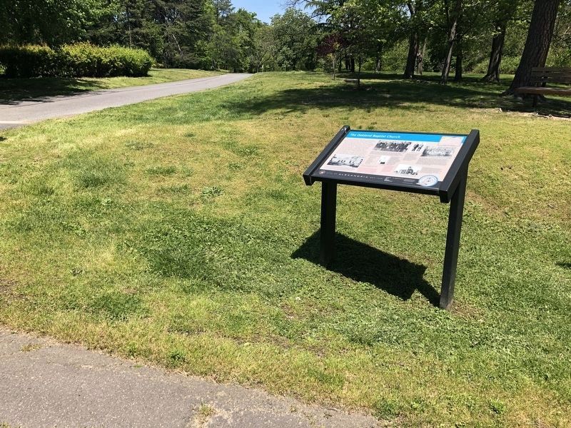 The Oakland Baptist Church Marker. Click for full size. The Oakland Baptist Church Marker image. Click for full size.