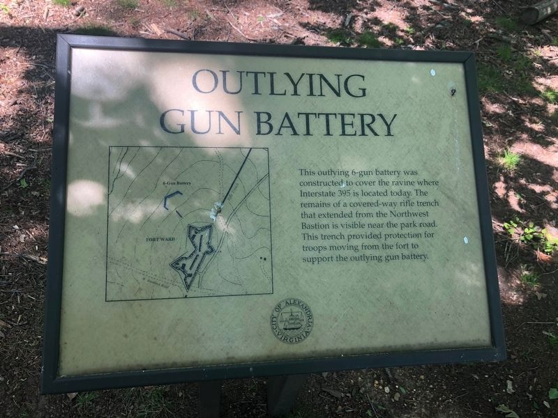 Outlying Gun Battery Marker image. Click for full size.