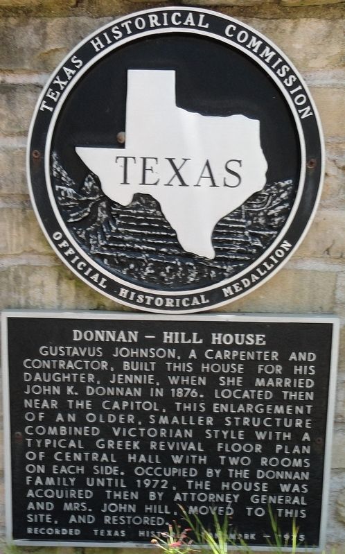 Donnan-Hill House Marker image. Click for full size.