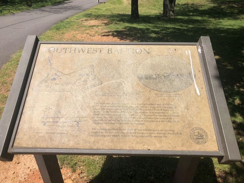 Southwest Bastion Marker image. Click for full size.