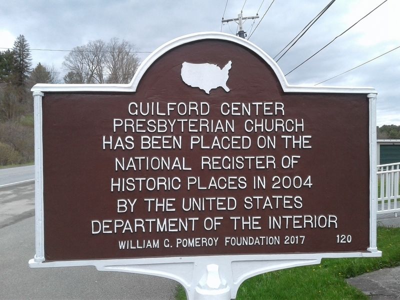 Guilford Center Presbyterian Church Marker image. Click for full size.