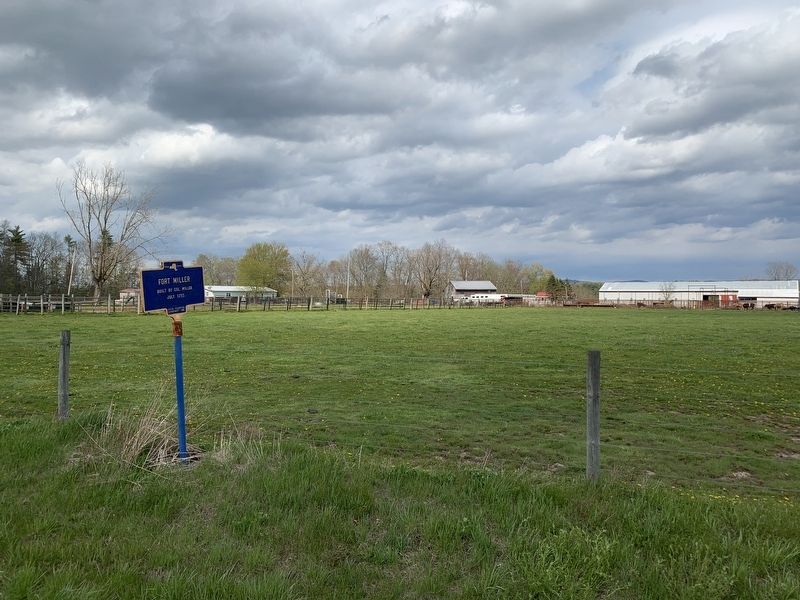 Fort Miller Marker. Click for full size. Fort Miller Marker image. Click for full size.